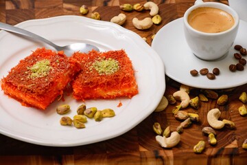 Traditional Kunafa – Palestinian  Sweet Dessert