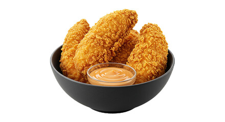 Crispy Chicken Tenders and Dipping Sauce
