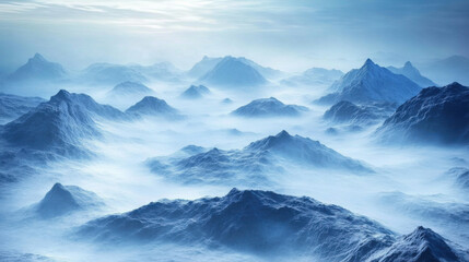 Obraz premium Earth day in alien mountains