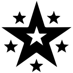 star icon decoration seamless pattern design bright illustration