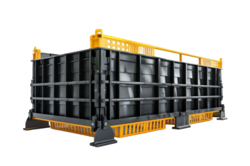 Bulk Material Handling Baskets Isolated On Transparent Background