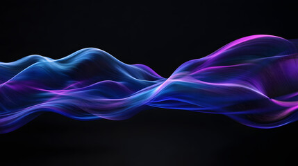 Fototapeta premium wave, light, wallpaper, design, blue, waves, illustration, backdrop, motion, pattern, energy, lines, art, texture, curve, backgrounds, color, line, purple, black, digital, flowing, flow, concept, shap