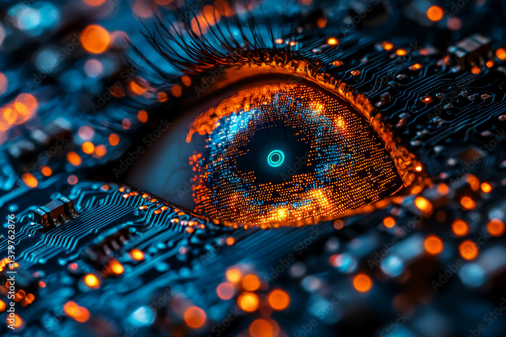 Poster the algorithm's eye,