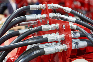 Hoses of hydraulic machine