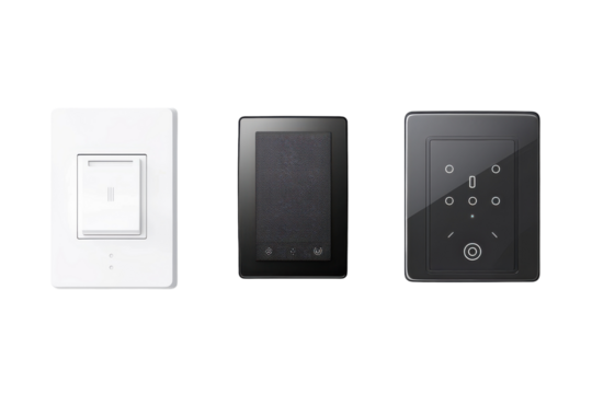 Intelligent Home Switches Isolated On Transparent Background
