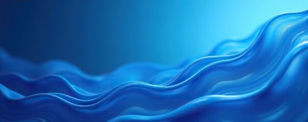 Abstract blue background with swirling waves and subtle gradients, perfect for use as a template or backdrop,  digital,  gradients