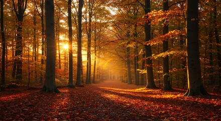 Golden Hour's Embrace AI Generated