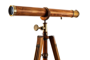 Authentic Image of Kids Telescope Isolated On Transparent Background
