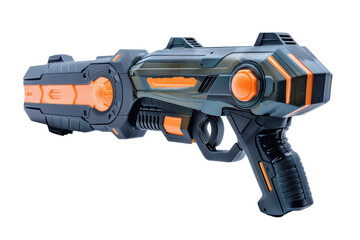 Naklejka premium Clear and Detailed Laser Tag Set Isolated On Transparent Background