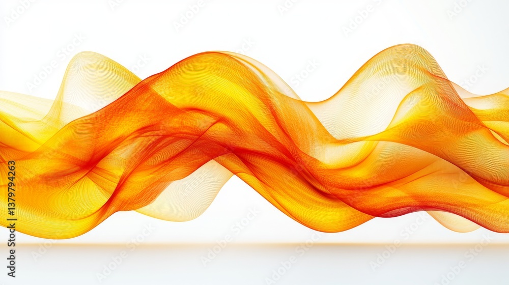 Aufkleber a stock image of a rectangular frame in subtle gold, designed for web presentations, with a horizont