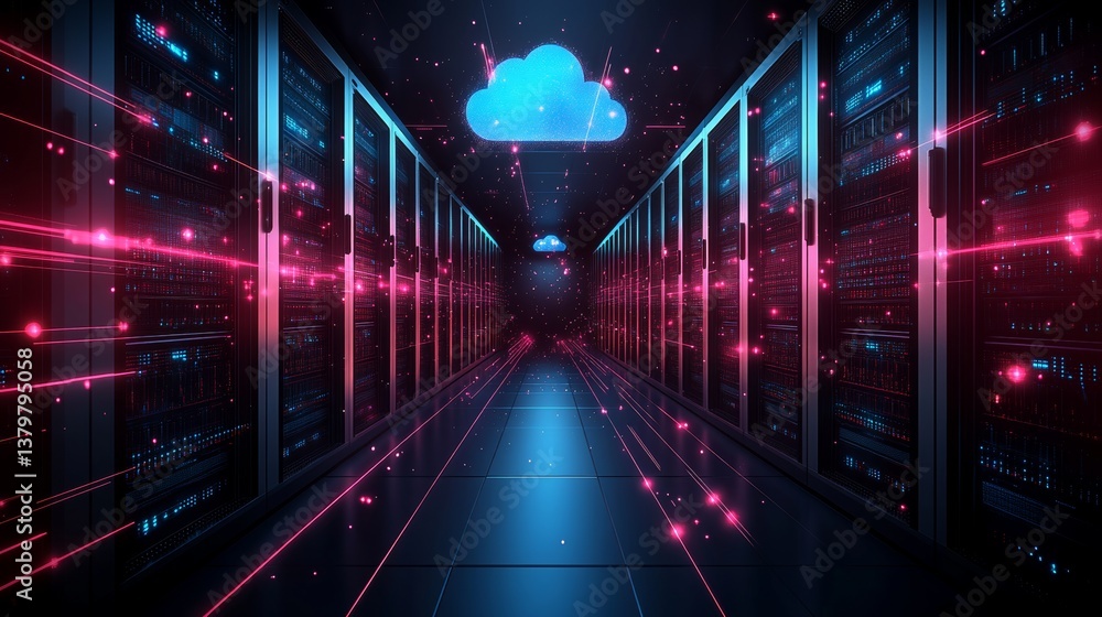 Poster leveraging serverless technology in a hybrid cloud environment with advanced digital infrastructure 