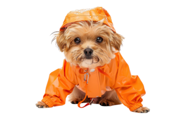 Benefits of Raincoats for Pets Isolated On Transparent Background
