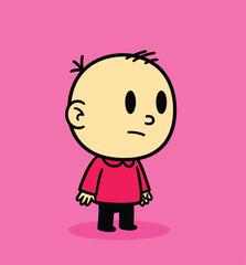 Minimalist Cartoon Character for Branding & Mascots