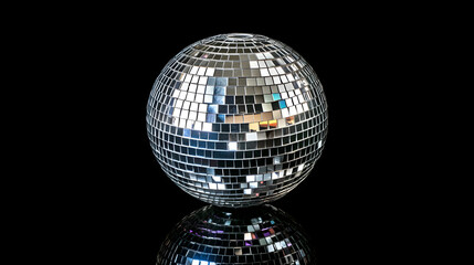 Obraz premium disco, ball, mirror, party, sphere, dance, club, music, light, disco ball, reflection, discoball, nightclub, decoration, shiny, glass, shine, retro, nightlife, celebration, christmas, bright, glitter,