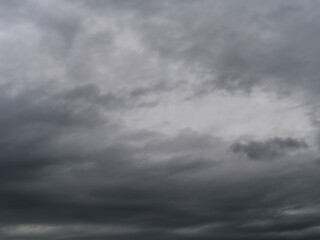 Obraz premium Dark clouds indicate that a storm is imminent.