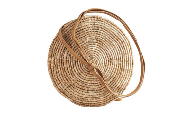 Fototapeta premium Traditional Basket Purse Isolated On Transparent Background