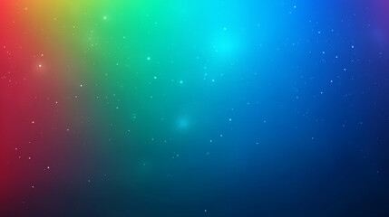 Fototapeta premium Colorful gradient background with stars and digital noise