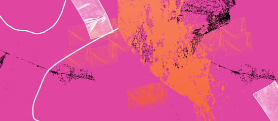 Sfondo rosa astratto con linea