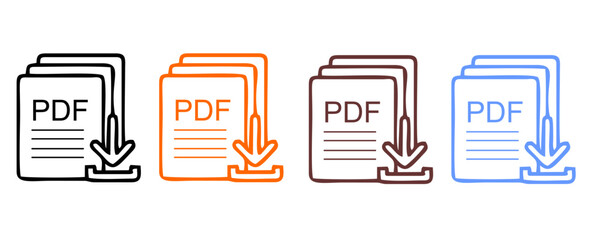 Download flat vector icon. install symbol. Download icon. Upload button. Load symbol. Modern, simple flat vector illustration