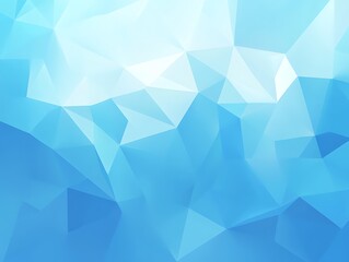 Obraz premium Abstract polygonal design featuring various shades of blue and white