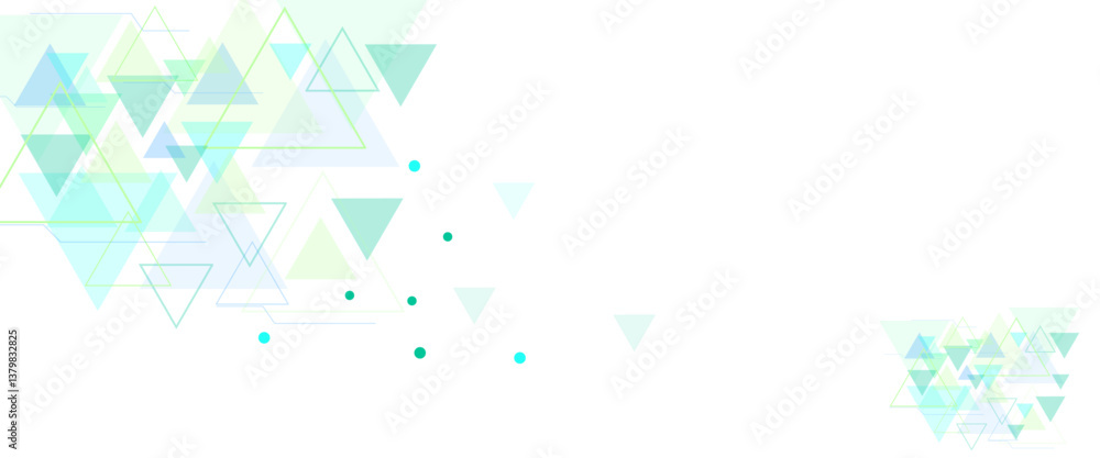 Poster Abstract colorful triangle modern template for business or technology presentation, Abstract colorful triangle background.