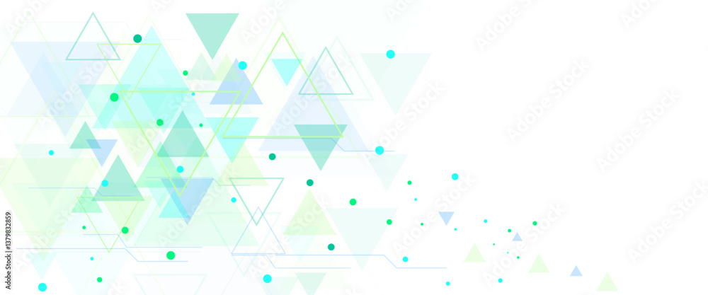 Aufkleber Abstract colorful triangle geometric background