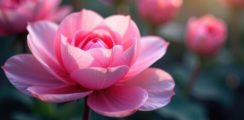 Obraz premium Delicate flower petals unfolding in gentle curves, petal, delicate, detail