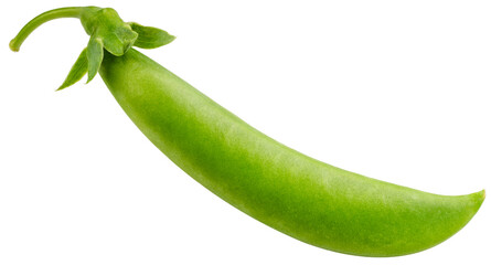 Fresh green peas isolated on white background, Organic Green Peas on white background PNG File.
