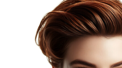 Fototapeta premium Trendy hair styles for modern lifestyles captured in a studio environment showcasing unique hair fashion concepts
