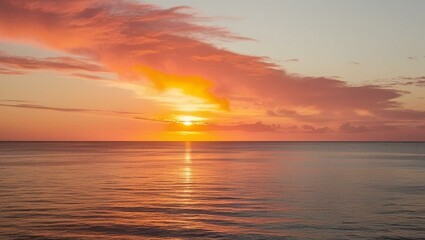 Fototapeta premium a beautiful sunrise