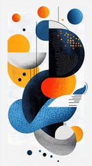 Obraz premium Abstract geometric shapes (3)