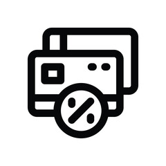 credit card line icon. Clean and minimalist vector icon for websites, mobile apps, presentations, and logos. Fully scalable and customizable for any project.