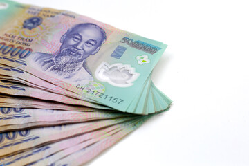 Five hundred thousand dong banknotes