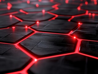 Transaction Flows are Analyzed by a Futuristic Engine that Highlights Blocked Fraud Attempts with Red Nodes