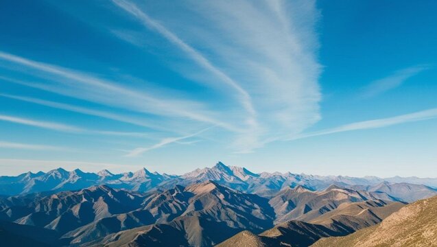 blue sky with mounth