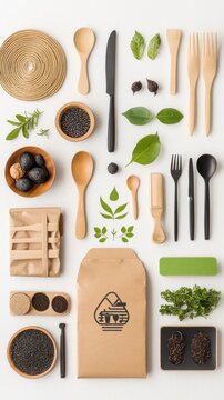Eco-friendly kitchenware, sustainable packaging
