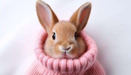 Obraz premium rabbit on a white background