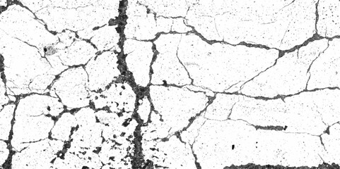 Black crack texture. Cracked on a white background.two different vintage vector of cracked and dry land ground, cracked white paint on a white background, a black and white drawing of a cracked wall s
