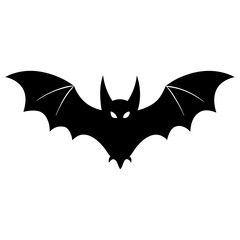 Fototapeta premium Halloween bat vector illustration with spooky and cute design