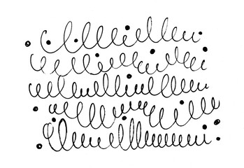  Doodle, Hand-drawn wavy lines on a transparent background. Modern, creative textures, digital wallpapers, artistic prints, graphic design elements, abstract art projects