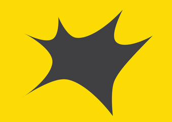 Elegant black and yellow abstract wave background vector