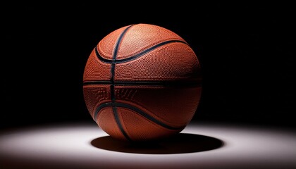 Obraz premium basketball ball isolated on white