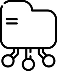 folder Illustration on a white background.