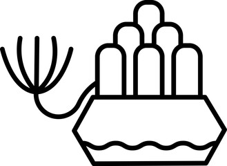 plant Illustration on a white background.