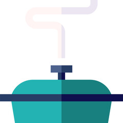 pot Illustration on a white background.