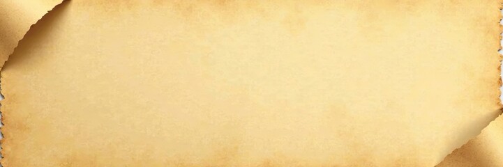 Obraz premium Blank vintage brown cardboard note paper background with ripped and torn edges, torn, vintage