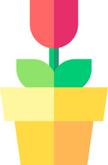 flower Illustration on a white background.