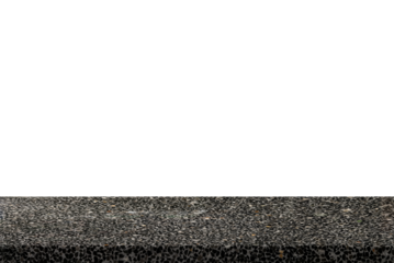 Black Concrete Table, Suitable for Product Presentation Backdrop, Display, and Mock up. (Transparent PNG File)