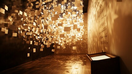 Illuminated Papers An Immersive Installation