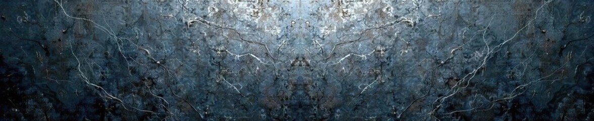 Fototapeta premium Closeup of shiny textured metal surface with scratches and reflections, macro, steel